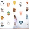 Wild Animals Birds Set Of 16 Baby - Kids - Learning Education  Nursery  Pre School Kinder Garden Wall Sticker