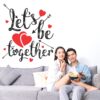 Let's Be Together Wall Sticker