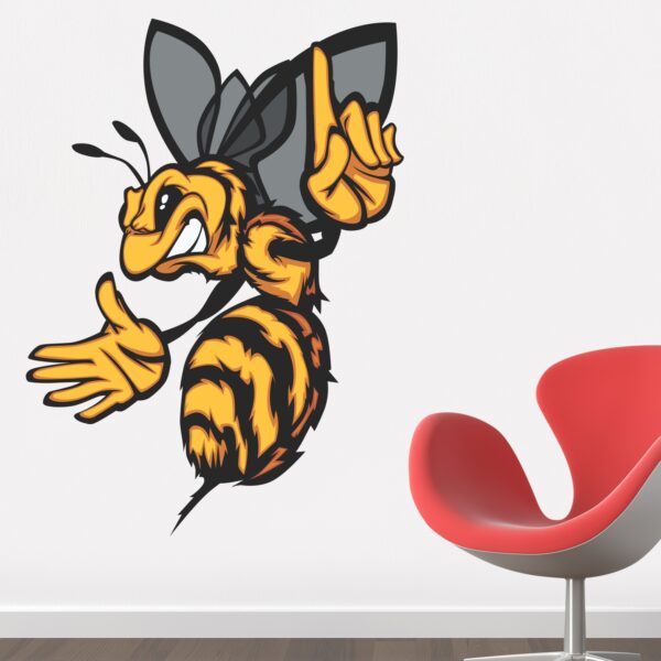 Angry Bee Wall Sticker