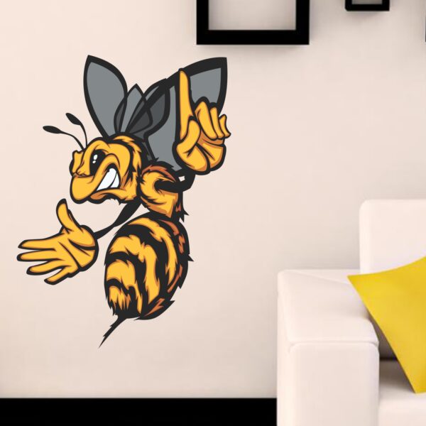 Angry Bee Wall Sticker