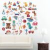 Kids Playing Things Infants - Baby - Kids - Learning Education  Nursery  Pre School Kinder Garden Wall Sticker