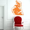 Shivaji Maharaj - Saffron Wall Sticker - Image 2