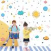 Cartoon Galaxy Baby - Kids - Learning Education  Nursery  Pre School Kinder Garden Wall Sticker