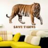 Wild Tiger Animal Wall Sticker