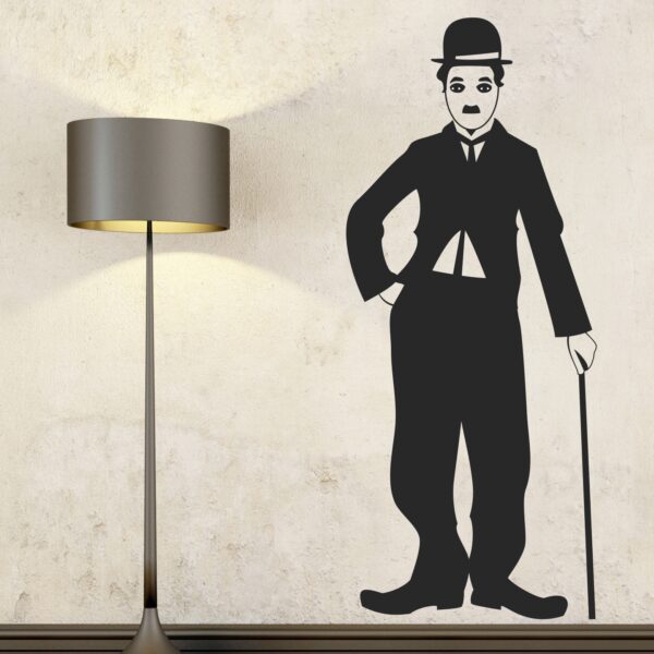 Charlie Chaplin - Legend - Decorative - Creative - Colorful - Wall Sticker - Image 2