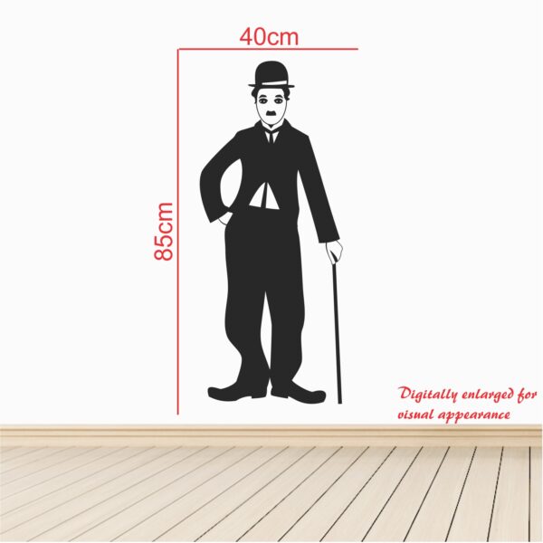 Charlie Chaplin - Legend - Decorative - Creative - Colorful - Wall Sticker - Image 3
