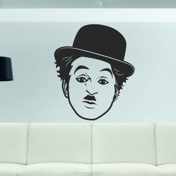 Charlie Chaplin - Legend - Decorative - Creative - Colorful - Wall Sticker  - - Image 2