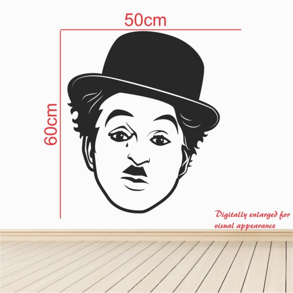 Charlie Chaplin - Legend - Decorative - Creative - Colorful - Wall Sticker  - - Image 3