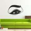 Beautiful Girl Eye - Decorative - Creative - Colorful - Wall Sticker