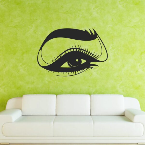 Beautiful Girl Eye - Decorative - Creative - Colorful - Wall Sticker - Image 2