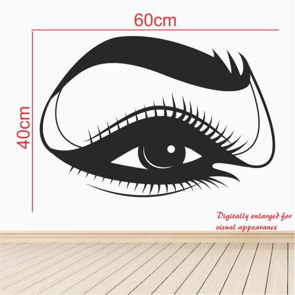 Beautiful Girl Eye - Decorative - Creative - Colorful - Wall Sticker - Image 3