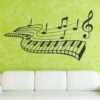 Music Note Keyboard - Decorative - Creative - Colorful - Wall Sticker