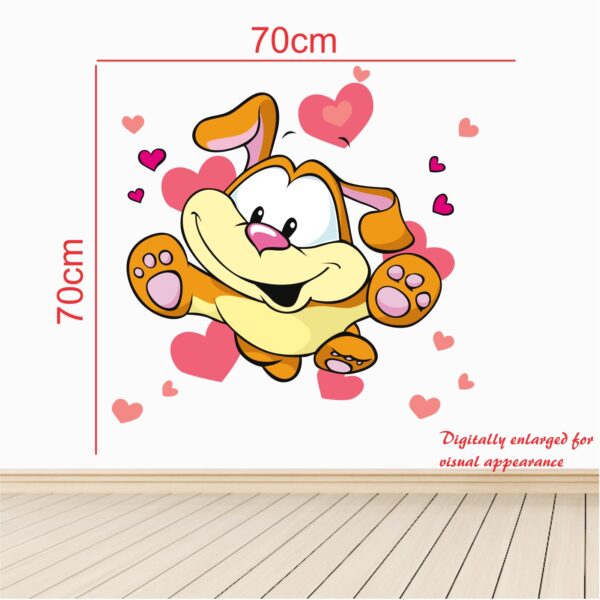 Lovely Dog Hearts - Baby - Kids - Nursery  Pre School Kinder Garden Wall Sticker - Image 3