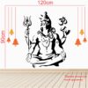 Meditating Shiva Wall Sticker - Image 3