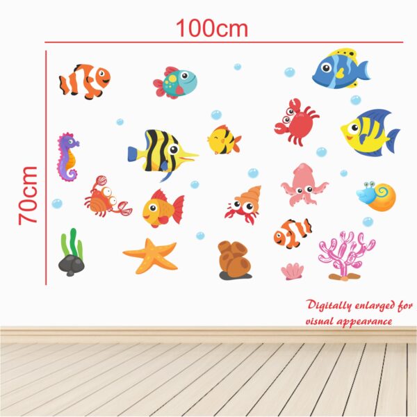 Aquarium Fish Tank Baby - Kids - Learning Education  Nursery  Pre School Kinder Garden Wall Sticker