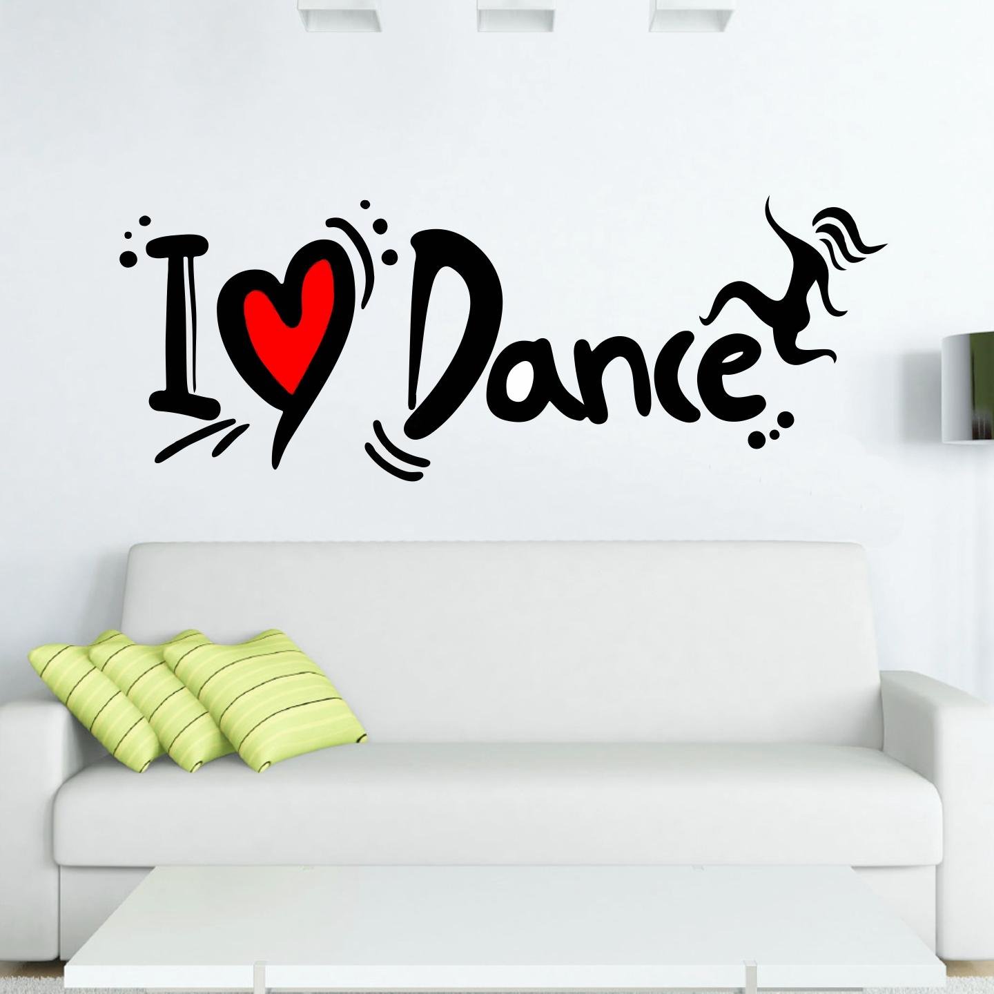 I Love Dance - Baby - Kids - Nursery Pre School Kinder Garden Wall Sticker - Image 2