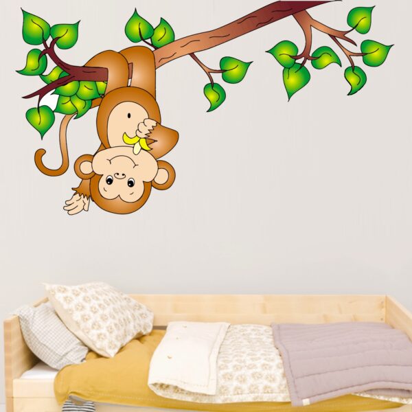 Climbing Monkey Wall Sticker