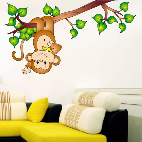Climbing Monkey Wall Sticker - Image 2