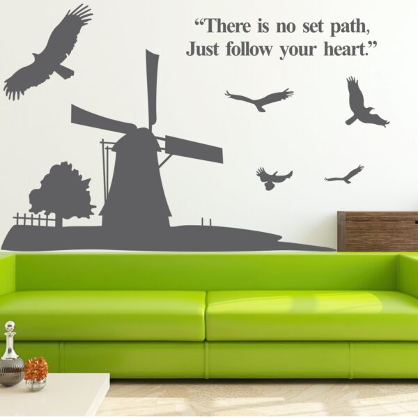 Just Follow Your Heart Wall Sticker - Image 2