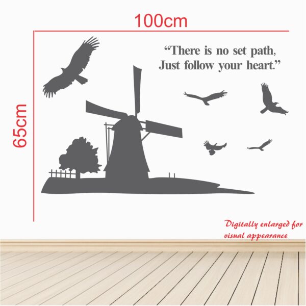 Just Follow Your Heart Wall Sticker - Image 3