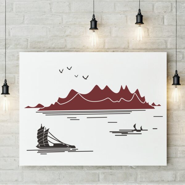 Beautiful Morning Scenery Wall Sticker