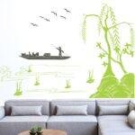 Boat Travel Fishing Wall Sticker