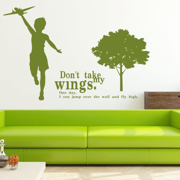 Don't Take My Wings Wall Sticker - Image 2