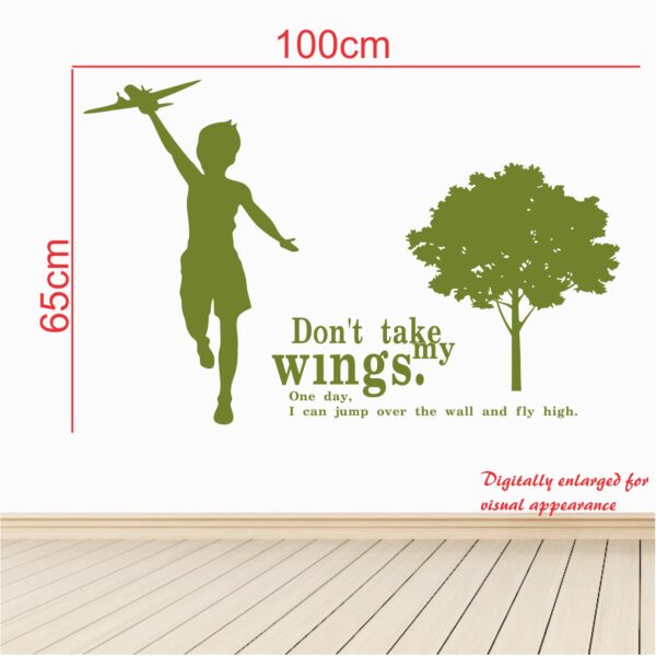 Don't Take My Wings Wall Sticker - Image 3