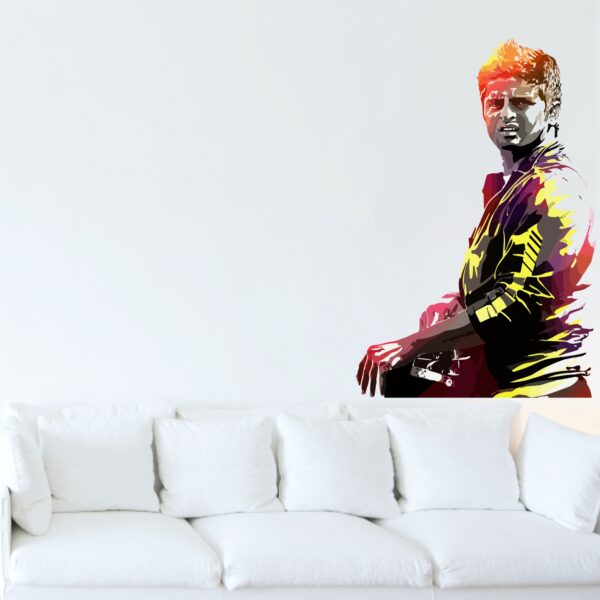 Suresh Raina Cricket  Wall Sticker - Image 2