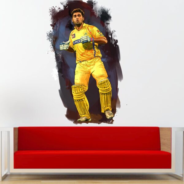 Murali Vijay Cricket  Wall Sticker