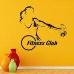 Women - Gym - Fitness - Bodybuilding - Sports - Workout - Boxing -  Inspirational - Motivational - Quotes - Wall Sticker
