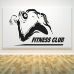 Women - Gym - Fitness - Bodybuilding - Sports - Workout - Boxing -  Inspirational - Motivational - Wall Sticker