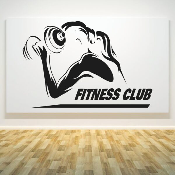 Women - Gym - Fitness - Bodybuilding - Sports - Workout - Boxing -  Inspirational - Motivational - Wall Sticker