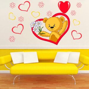Love Heart Bear Wall Sticker