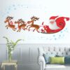 Smiling Santa Christmas Wall Sticker