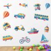 Types Of Tranportation Kids Learning Education Baby - Kids - Learning Education  Nursery  Pre School Kinder Garden Wall Sticker