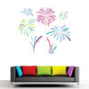 Cool Fireworks Celebration Decoration Wall Sticker - Image 2