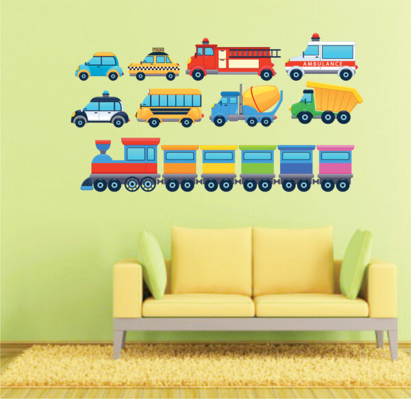 Types Of Tranportation Kids Learning Education Baby - Kids - Learning Education  Nursery  Pre School Kinder Garden Wall Sticker