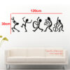 Happy Music Band - Doodle - Set Of 5 Stair Wall Stickers - Image 3
