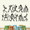 Happy Music Band - Doodle - Set Of 10 Stair Wall Stickers - Image 2