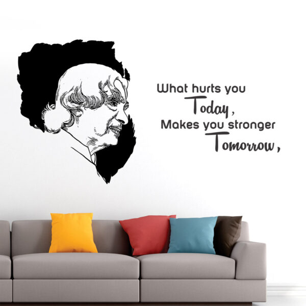 A. P. J. Abdul Kalam - Makes You Stronger - Office - Motivational - Inspirational - Quotes - Wall Sticker