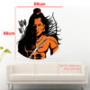 Lord Ram - Orange - Saffron - God - Hindu - Warrior Wall Sticker - Image 3