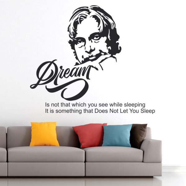 A. P. J. Abdul Kalam - Office - Dream - Inspirational - Motivational - Quotes   - Wall Sticker