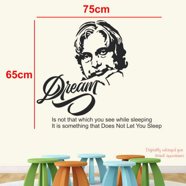 A. P. J. Abdul Kalam - Office - Dream - Inspirational - Motivational - Quotes   - Wall Sticker