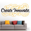 Create - Innovate - Office - Inspirational - Motivational - Quotes - Wall Sticker