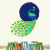 Beautiful - Peacock - King Of Birds - Nature - Creative - Colorful Wall Sticker
