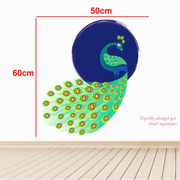 Beautiful - Peacock - King Of Birds - Nature - Creative - Colorful Wall Sticker - Image 3