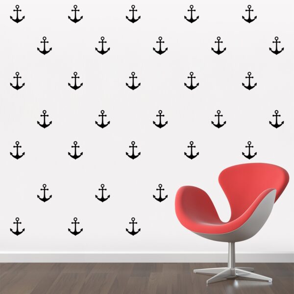 Anchor - Pattern - Creative - Decorative Full  Wall Sticker For Home Office School Kids Baby Rooms