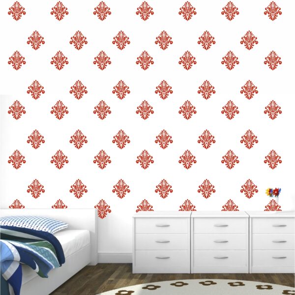 Classic Flower Pattern - Creative - Decorative Full  Wall Sticker For Home Office School Kids Baby Rooms