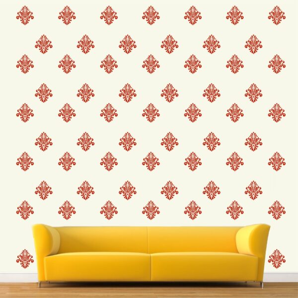 Classic Flower Pattern - Creative - Decorative Full  Wall Sticker For Home Office School Kids Baby Rooms - Image 2